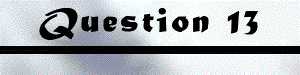 Question 13